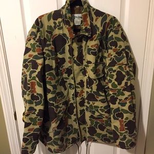 Vintage camouflage insulated jacket